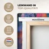 MuchoWow® - Leinwandbilder - Blumen - Bunt - Abstrakt - Produktbild-Vorschau 3