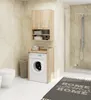 Badezimmer-Hängeschrank FIN Sonoma Eiche 64 cm 2 Türen Produktbild-Vorschau 3