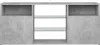 A media console with two closed cabinets and three open shelves in between. Anteprima dell’immagine prodotto