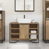 vidaXL Szafka pod umywalkę Artisan dąb 91 x 35 x 60 cm Podgląd zdjęcia produktu 2