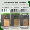 Abri pour poubelles avec jardinière, armoire de jardin à 3 Voir les images du produit 9