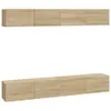 vidaXL TV-Wandschränke 4 Stk. Sonoma-Eiche 100x30x30 cm -  Produktbild-Vorschau 11