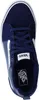 A top-down view of a blue Vans shoe. Produktbild-Vorschau