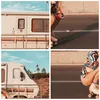 Poster - Poster ohne Rahmen - Reise Frau Rollschuhe - 30x30 Produktbild-Vorschau 8