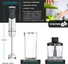 Arendo Set mixeur plongeant 1000W acier inoxydable, Pied à Voir les images du produit 2