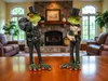 formano 2er Set Frosch Figur lustige Glücksbringer 18 cm Produktbild-Vorschau 1