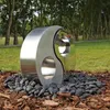 CLGarden Edelstahl Springbrunnen Yin Yang mit LED Produktbild-Vorschau 2