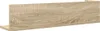 A single shelf unit with a wood grain texture against a white background. Produktbild-Vorschau