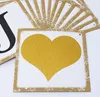Oblique Unique Just Married Girlande mit goldenen Herzen Produktbild-Vorschau 2