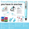 Fleau Kids 3D Pen Starter Pack Blue XXL - 150m di filamento Anteprima dell’immagine prodotto 2