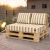 Blomster set paletových polštářů 3dílný 120x80 cm pro Náhled obrázku produktu 2
