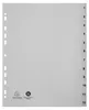 Indice A4+ PP 12 pezzi 1-12 grigio Confezione da 10 Anteprima dell’immagine prodotto 1