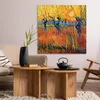 Vliesstoff Leinwandbild - Willows at Sunset 70x70 cm Produktbild-Vorschau 4