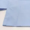 A close-up view of light blue fabric, likely bedding, showing its texture and folds. Produktbild-Vorschau