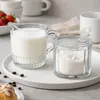 HOWHOMELY | Zuckerdose - Milchkanne - 3er Set - aus Glas - Produktbild-Vorschau 2