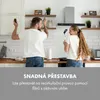Klarstein Darya, nástěnná digestoř, EEK A, 60 cm, 310 m³/h Náhled obrázku produktu 7