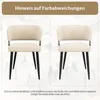 Two beige chairs are shown side-by-side against a light gray and white background. Voir les images du produit