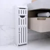 Badezimmerschrank Badschrank mit Tür und Regal 76 x 20 x 18 Produktbild-Vorschau 3