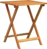 A wooden folding bistro table is shown against a white background. Produktbild-Vorschau