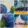 Bild auf Leinwand - Leinwandbild - Bäume Wiese Sommer - Produktbild-Vorschau 8