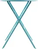Bolero Runder Klappbarer Terrassentisch Stahl Azurblau 60Cm Produktbild-Vorschau 3