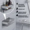 BENKSTEIN Sada dvoch držiakov na sprchové doplnky | Náhľad obrázku produktu 3