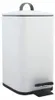 Spirella Erik, 5 liter, Rechthoekig, RVS, Wit, Met pedaal, Productafbeelding-voorbeeld 5
