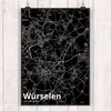 Mr. & Mrs. Panda Poster Würselen DIN A1 - Geschenk, drucke, Produktbild-Vorschau 2