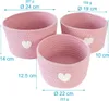 Intirilife 3-teiliges Aufbewahrungskorb Set Organizer in Produktbild-Vorschau 2