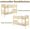Interbeds Etagenbett Hohbett 200x90cm Stockbett aus Produktbild-Vorschau 4