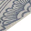 vidaXL Outdoor-Teppich Flachgewebe 200x280 cm Blaues Muster Produktbild-Vorschau 3