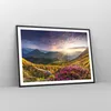 Gerahmtes Poster - Schwarzer Rahmen - Gebirge Wiese Produktbild-Vorschau 8