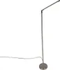 Nowoczesna lampa stojąca ze stali z wbudowanym LED - Podgląd zdjęcia produktu 6