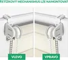 Estika dvojitá roleta Klemmfix – 35 cm x 150 cm – Mléčná – Náhled obrázku produktu 4