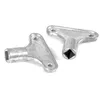Two metal radiator bleed keys on a white background. Podgląd zdjęcia produktu