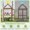 COSTWAY Serre de jardin à 3 étages avec toit ouvrant, Voir les images du produit 7