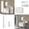 Badmöbel-Set Vicco Izan Weiß 5 Teile, Model 41541 Produktbild-Vorschau 7