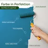 Wandfarbe Blau Petrol Anthrazit Matt Innenfarbe – Deckkraft Produktbild-Vorschau 4