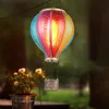 2er Set LED Solar-Heißluftballon, bunt, Feuereffekt, H 46,5 Produktbild-Vorschau 5