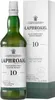A bottle of Laphroaig 10 Year Old Islay Single Malt Scotch Whisky next to its gift box. Produktbild-Vorschau
