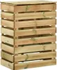 vidaXL Lamelový kompostér 80x50x100 cm Impregnované Náhled obrázku produktu 1