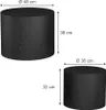 Set di tavolini Vicco Giva Nero 48 x 48 cm, Model 51638 Anteprima dell’immagine prodotto 3