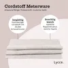 Cordstoff Meterware 1,40 m breiter Polsterstoff für Möbel Kissenbezüge DIY Zuschnitt beige Náhľad obrázku produktu