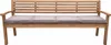 Grasekamp Kissen Gartenbank Akazie 200cm - Sand Produktbild-Vorschau 5