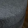 HOMCOM Pouf, poggiapiedi, pouf rotondo imbottito, Anteprima dell’immagine prodotto 9
