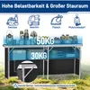 Skládací mobilní pult UISEBRT, rozměry 196 × 38 × 85 cm, Náhled obrázku produktu 3