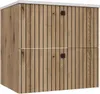 Skrinka Pod Umývadlo Tigo 60 2S Dub Evoke Drážkované Čelo + Náhľad obrázku produktu 21