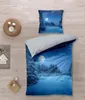Beddengoedset met sneeuwlandschap, 135 x 200 cm Productafbeelding-voorbeeld 1