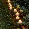 LED Solar Mini Pilze - 10 Gartenstecker mit Erdspießen - 8 Produktbild-Vorschau 3
