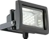 LED Wandlampe, Baustrahler, verstellbar, grau, Glas, H 15cm Produktbild-Vorschau 1